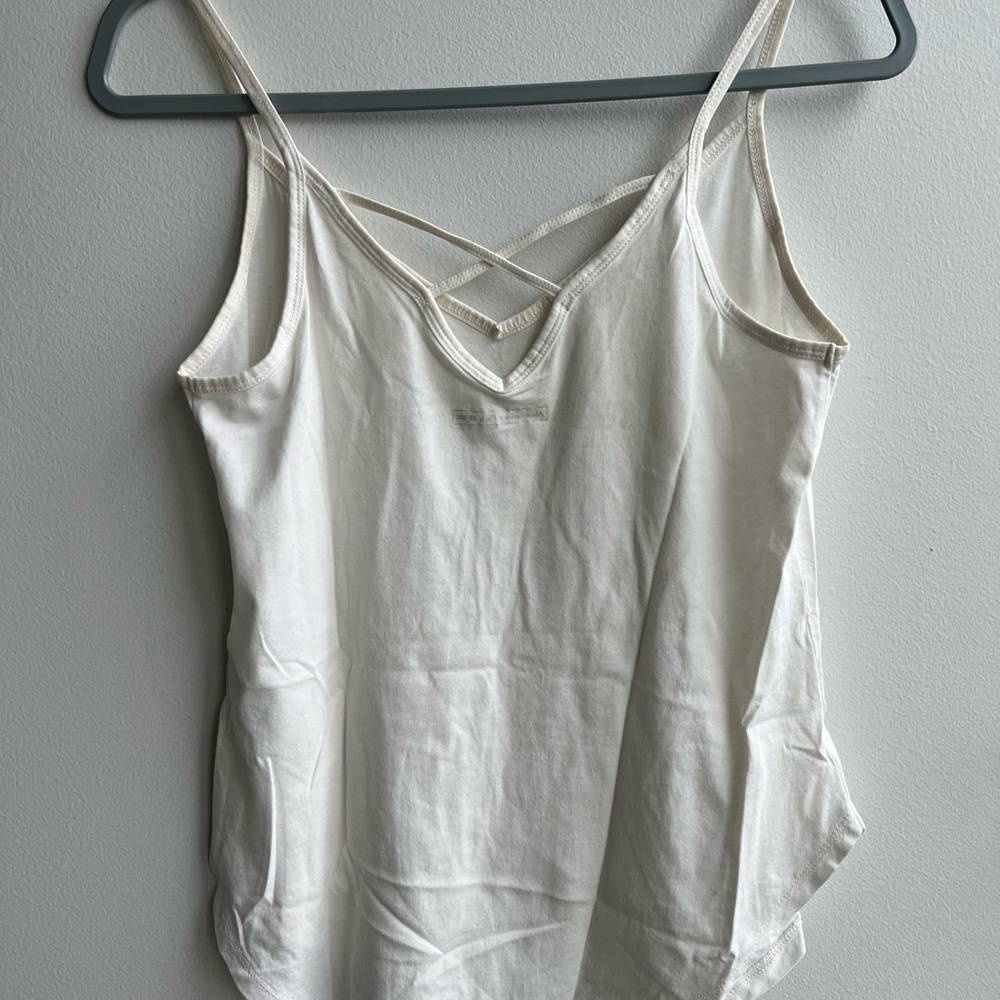 White abercrombie and Fitch tank top